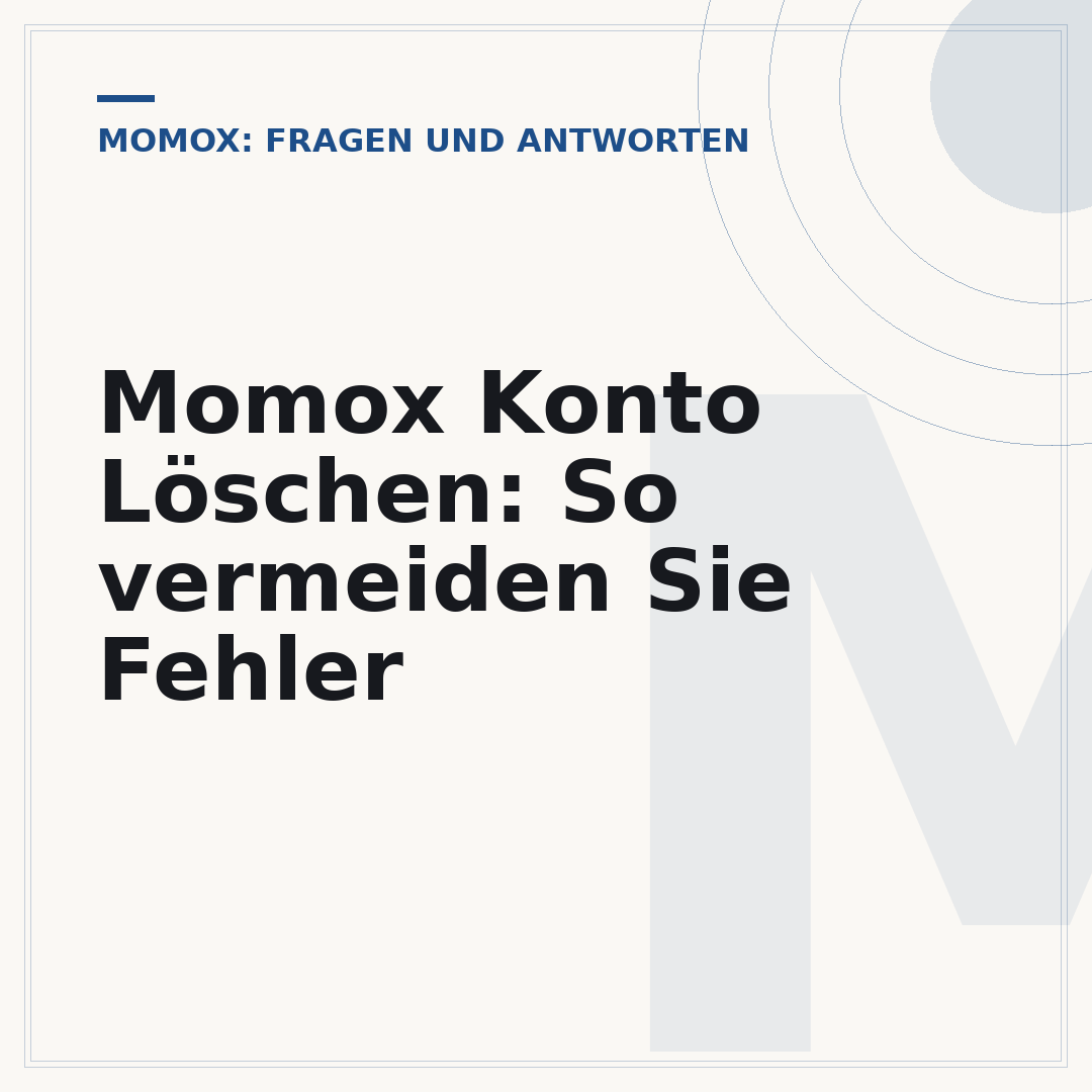 Momox Konto Löschen: So vermeiden Sie Fehler