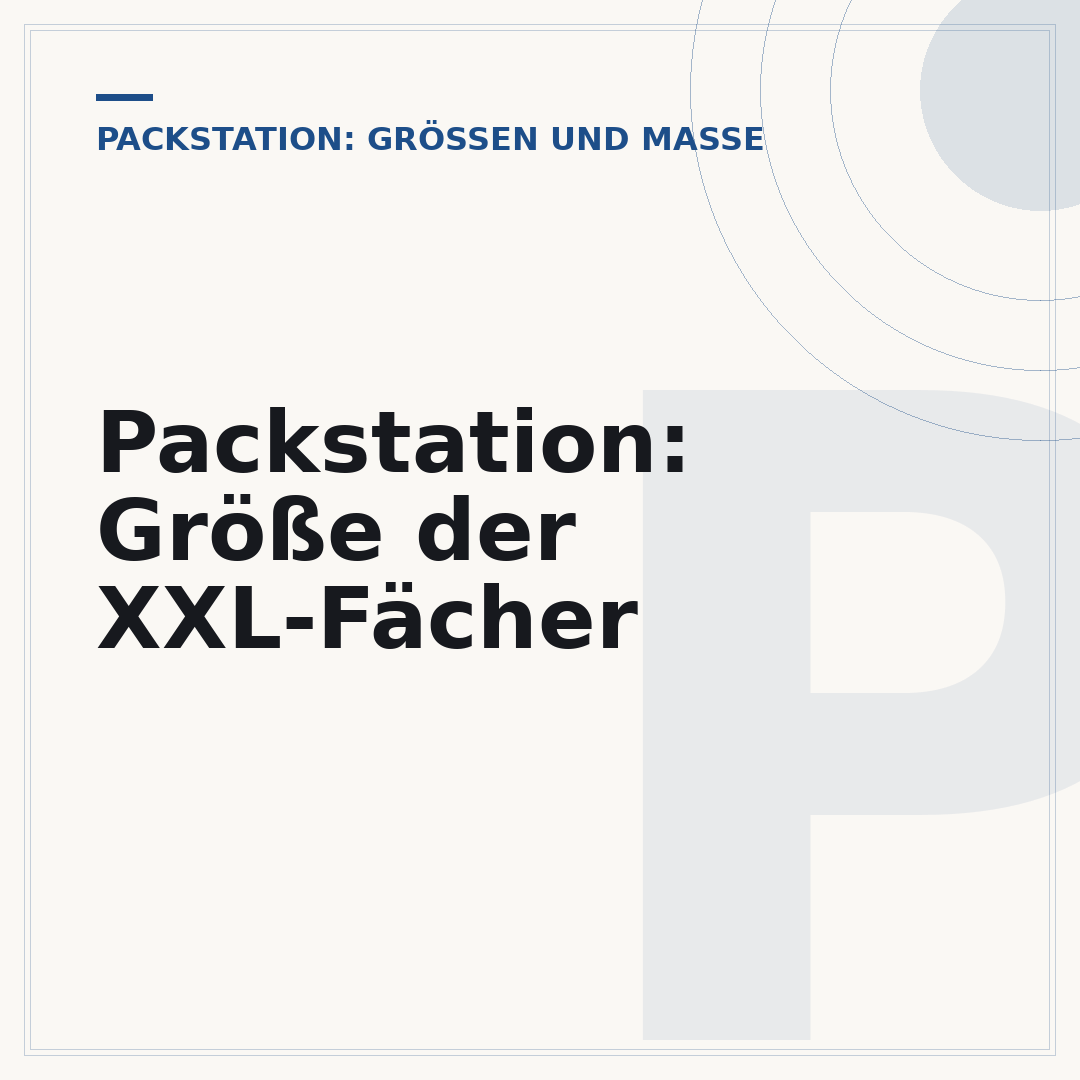 Packstation: Größe der XXL-Fächer