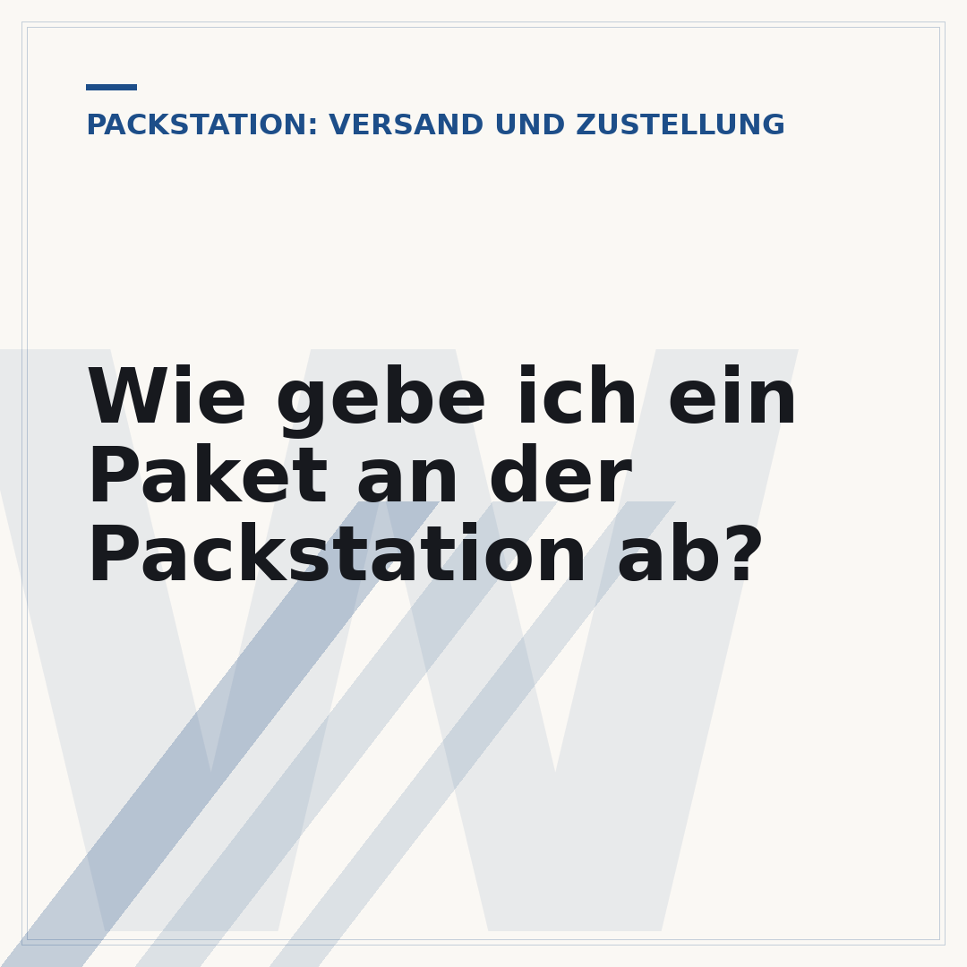 Wie gebe ich ein Paket an der Packstation ab?