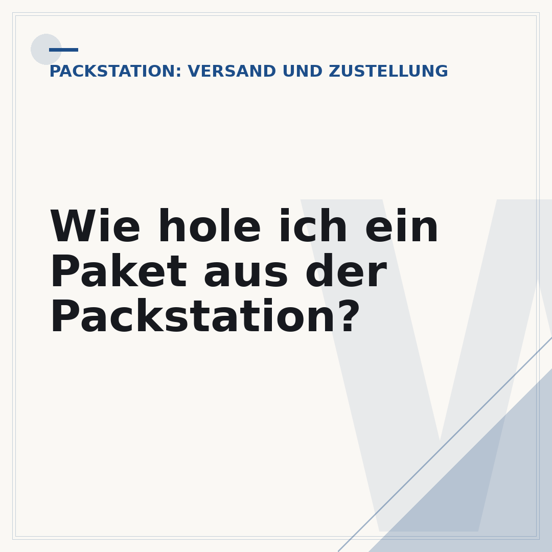 Wie hole ich ein Paket aus der Packstation?