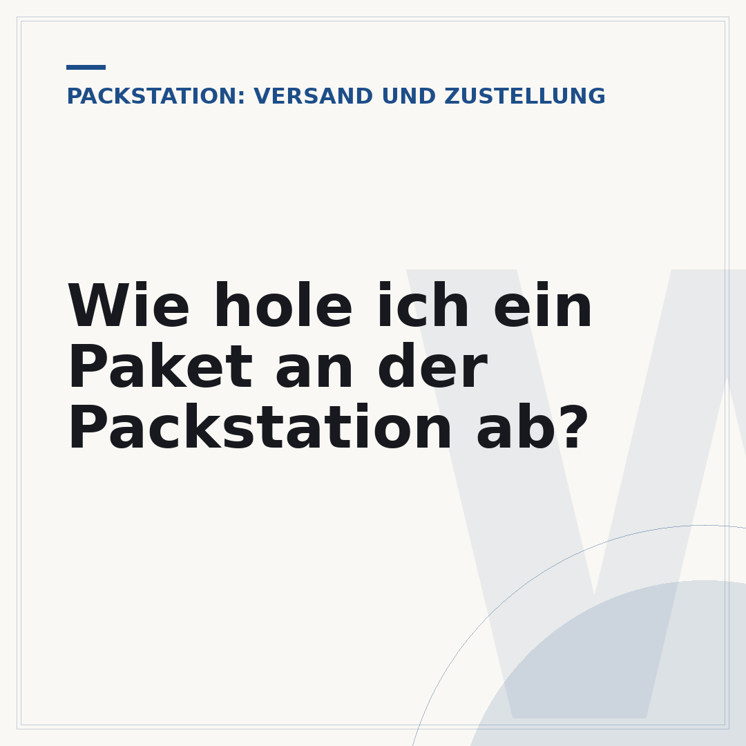 Wie hole ich ein Paket an der Packstation ab?