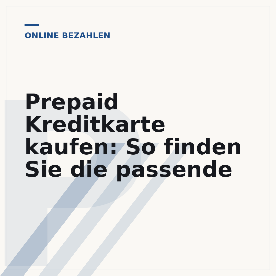 Prepaid Kreditkarte kaufen: So finden Sie die passende