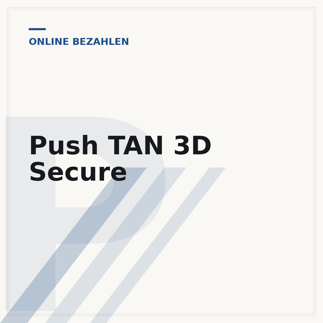 Push TAN 3D Secure