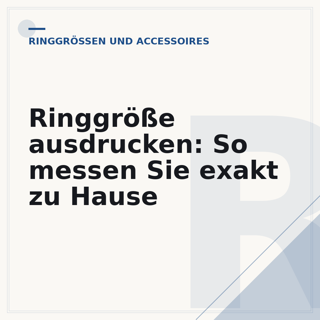 Ringgröße ausdrucken: So messen Sie exakt zu Hause
