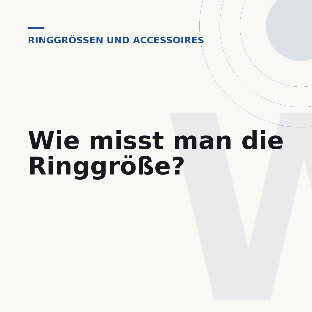 Wie misst man die Ringgröße?