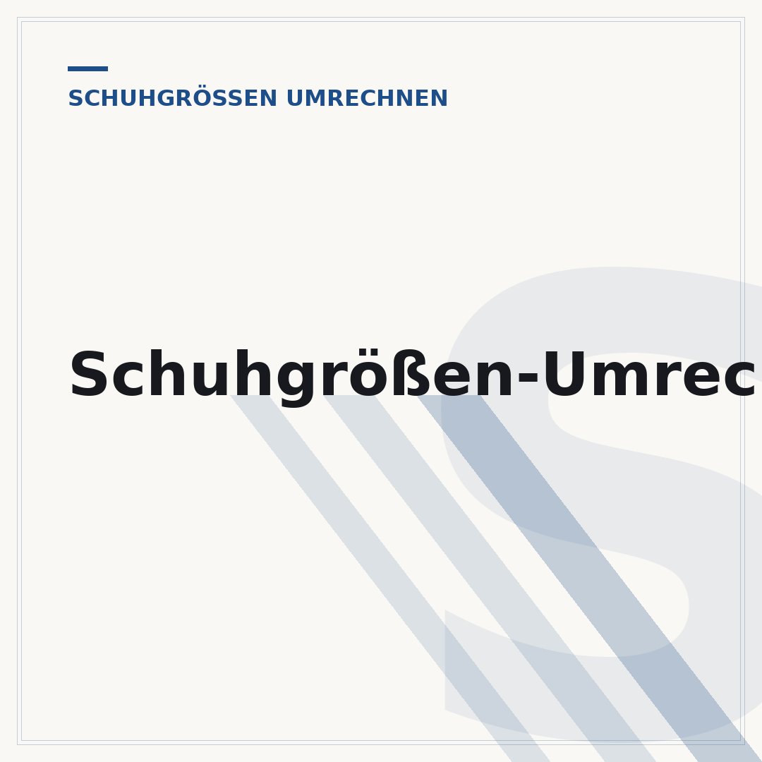 Schuhgrößen-Umrechnung