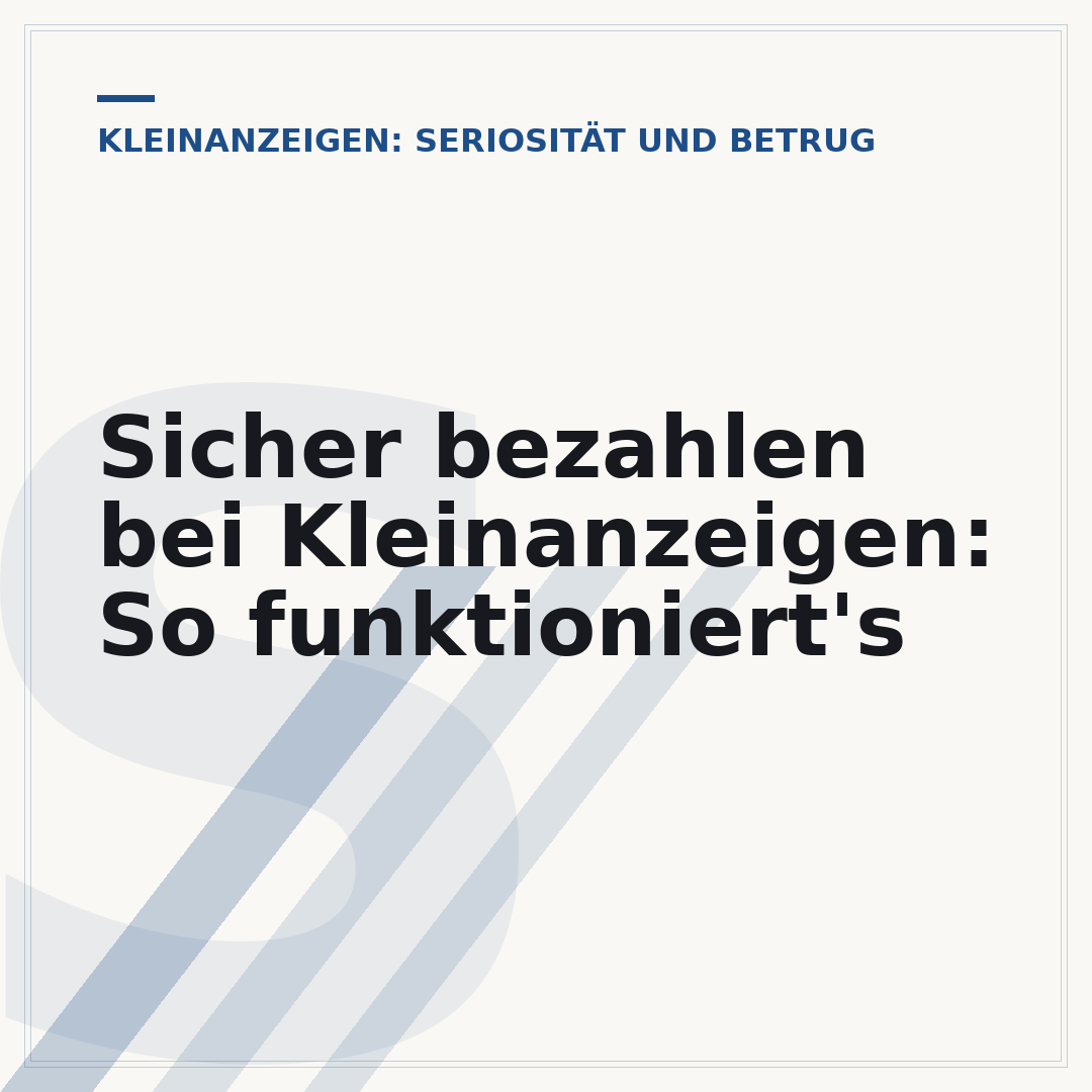 Sicher bezahlen bei Kleinanzeigen: So funktioniert's