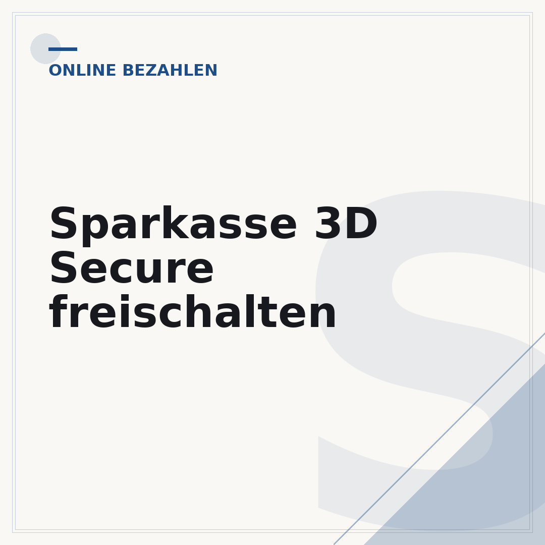Sparkasse 3D Secure freischalten