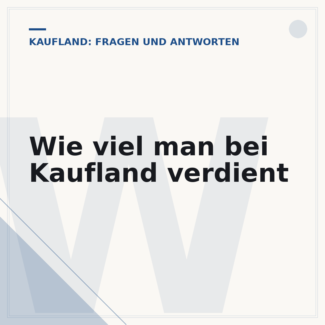 Wie viel man bei Kaufland verdient