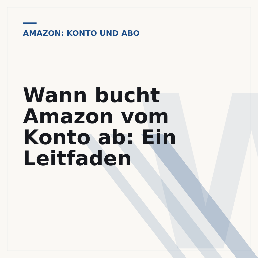 Wann bucht Amazon vom Konto ab: Ein Leitfaden