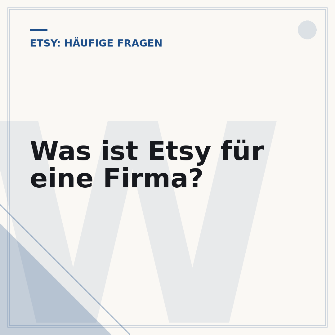 Was ist Etsy für eine Firma?
