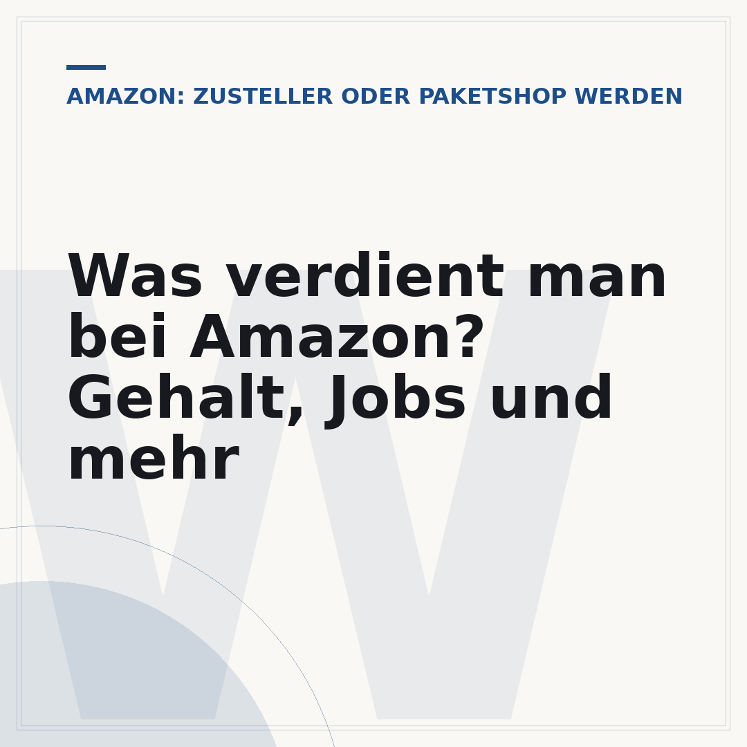 Was verdient man bei Amazon? Gehalt, Jobs und mehr